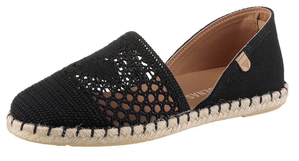 VERBENAS Espadrille "Carmen Crochet-Lino Paris", Slipper, Sommerschuh, Stra günstig online kaufen