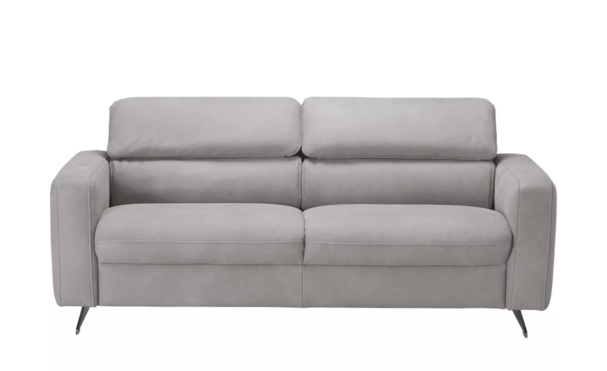 Wohnwert Ledersofa  Carisma - grau - 190 cm - 82 cm - 96 cm - Polstermöbel günstig online kaufen