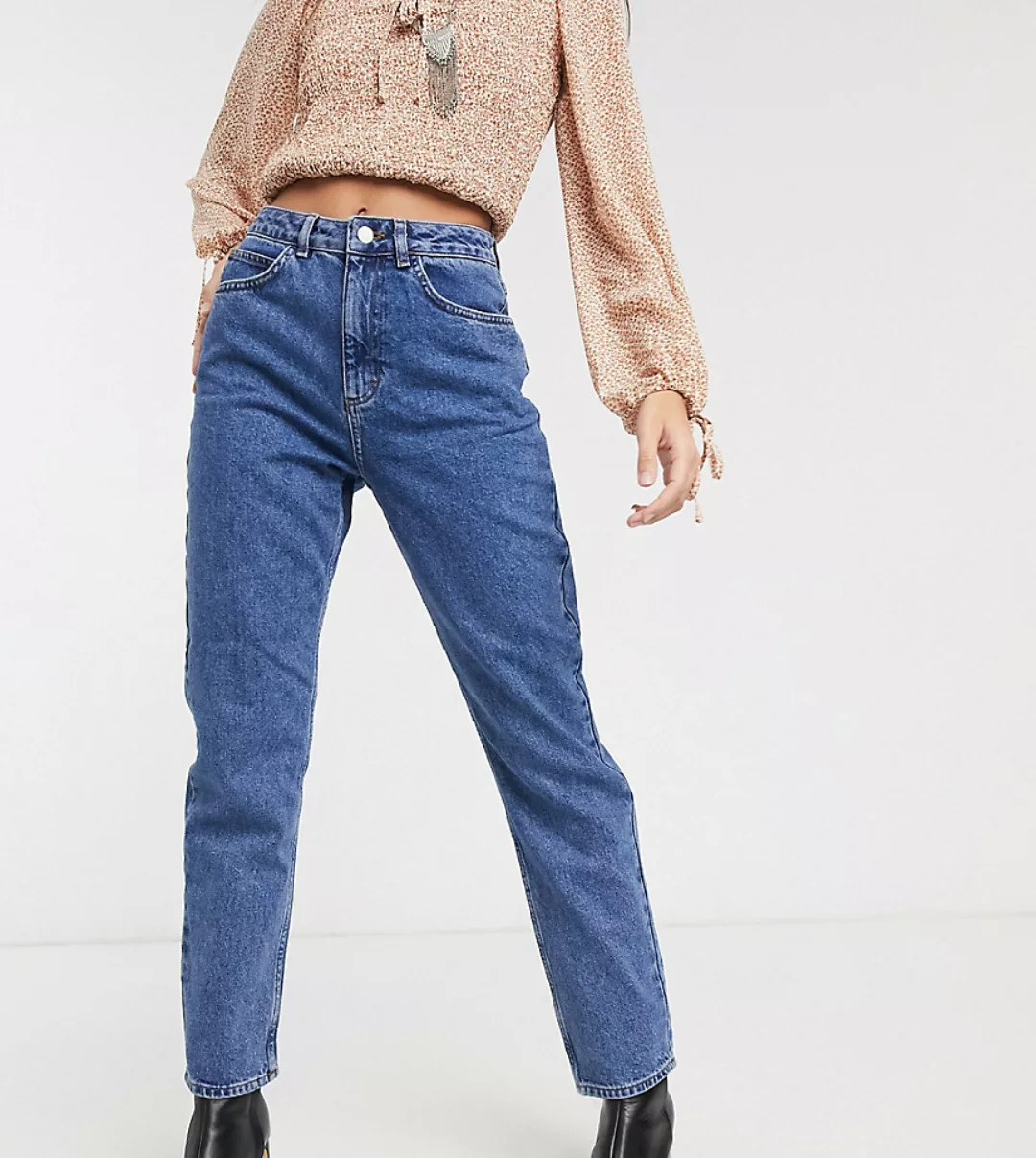 Reclaimed Vintage – The '91 – Mom-Jeans in dunkler Stone-Waschung-Blau günstig online kaufen