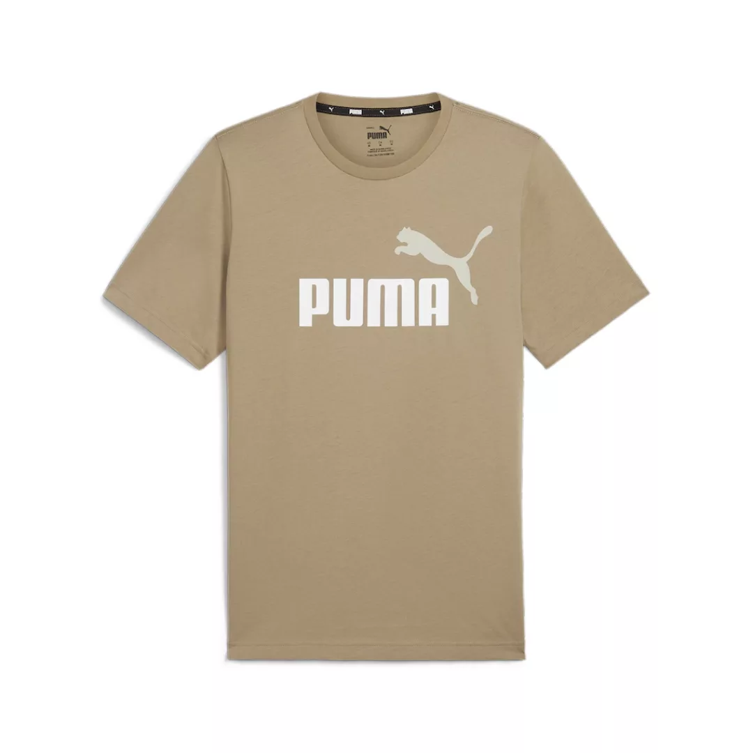 PUMA Trainingsshirt "Essentials+ 2 Colour Logo T-Shirt Herren" günstig online kaufen