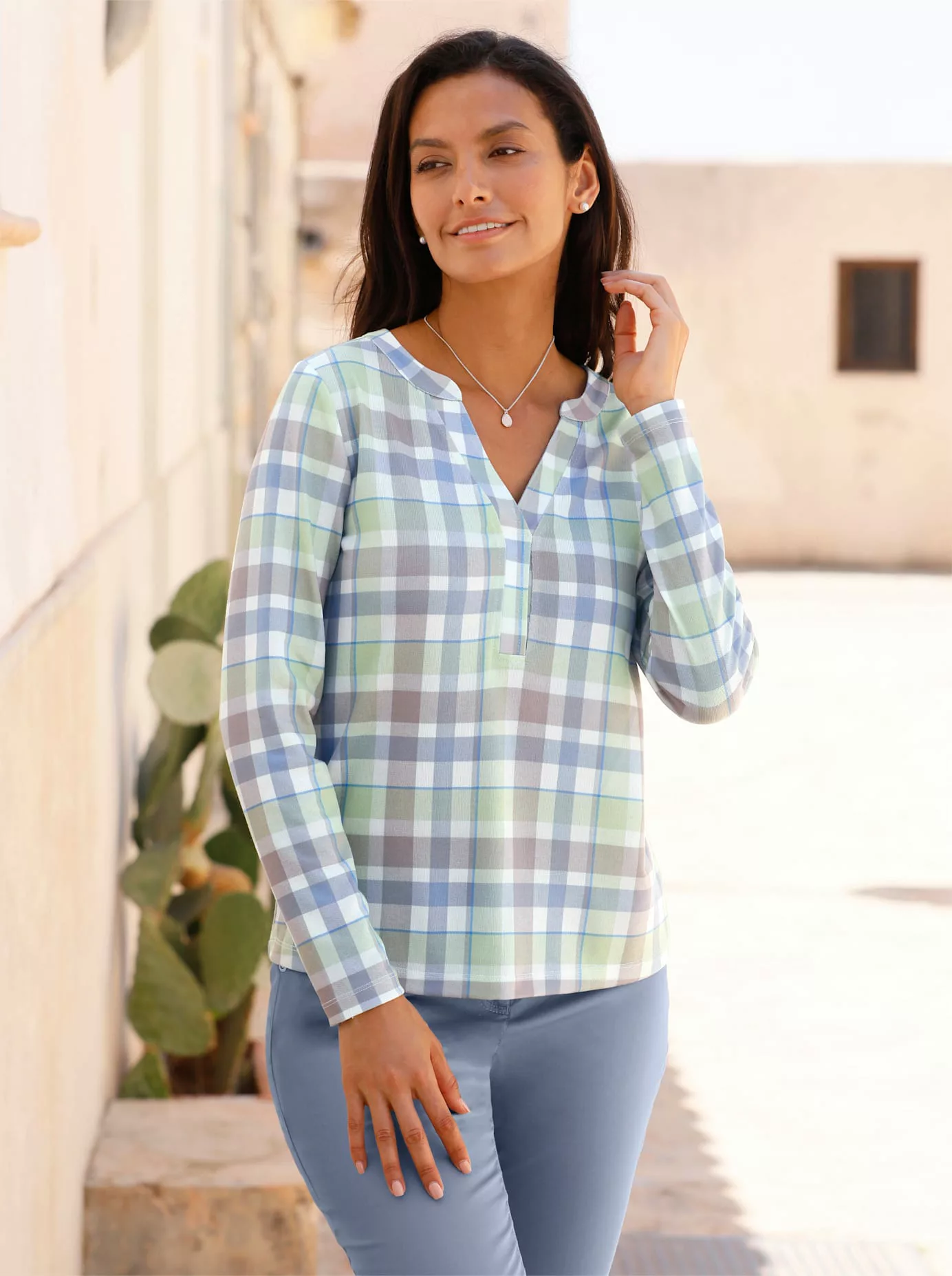Casual Looks Langarmshirt "Langarm-Shirt", (1 tlg.) günstig online kaufen