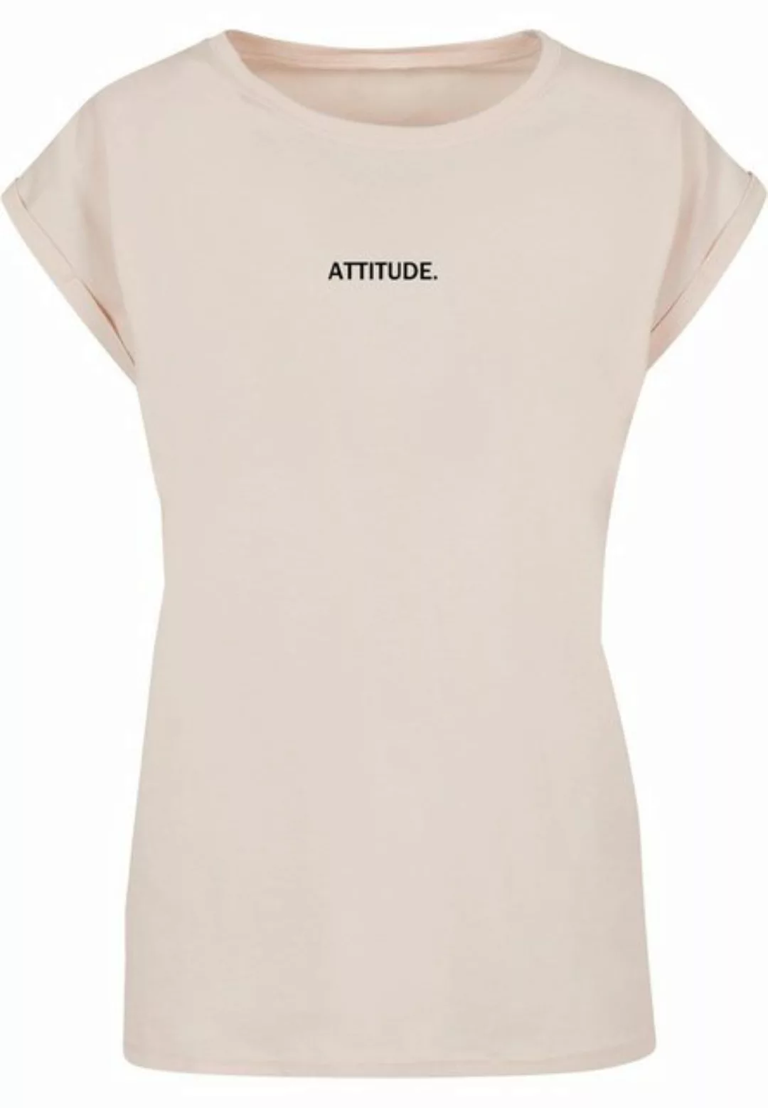 Merchcode T-Shirt Merchcode Damen Ladies Attitude Extended Shoulder Tee (1- günstig online kaufen