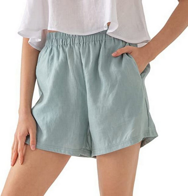 RUZU UG Loungehose Relaxhose Shorts New Style Elastic Waist Loose Homewear günstig online kaufen