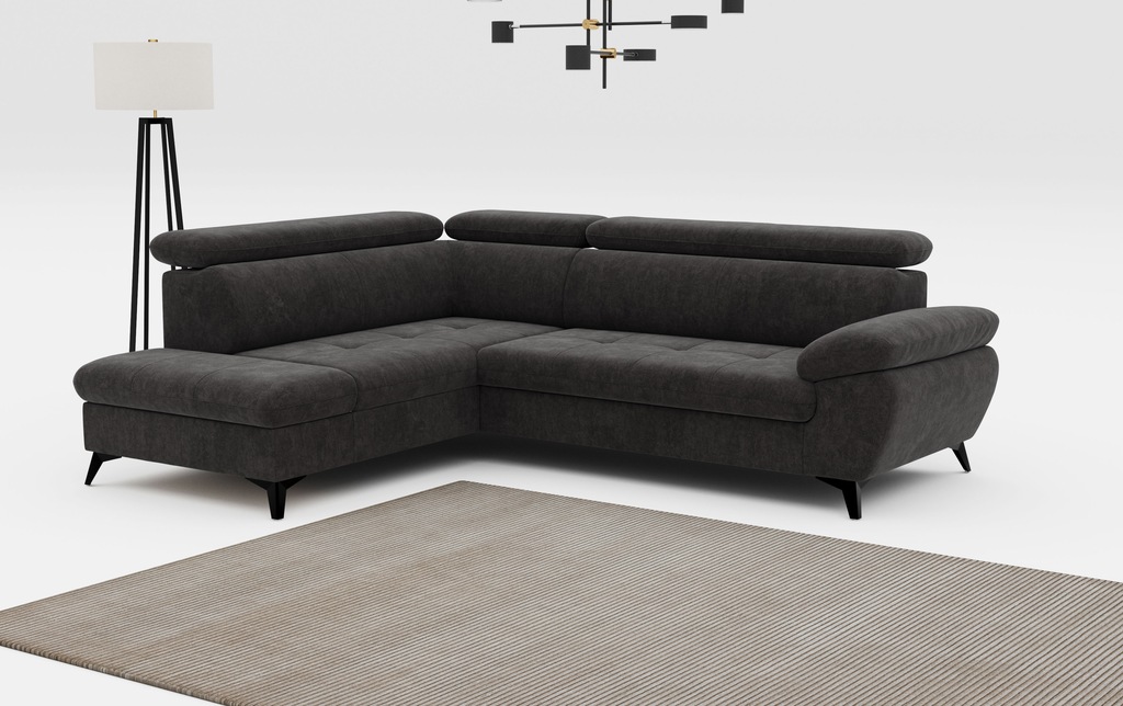 COTTA Ecksofa "Hudson L-Form", mit Kopfteilverstellung, wahlweise mit Bettf günstig online kaufen