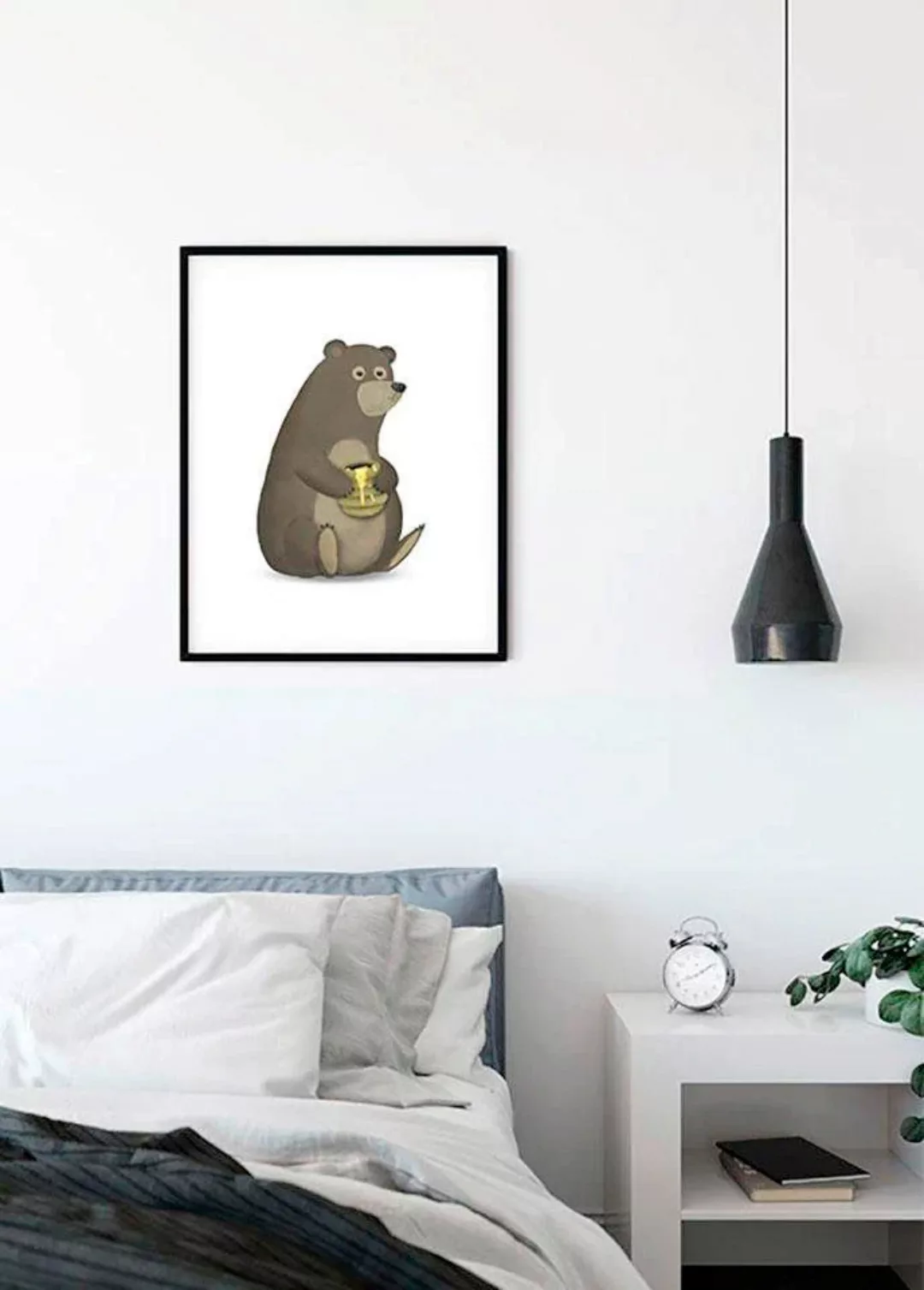 Komar Bild "Cute Animal Bear", Tiere, (1 St.), Wandbild zur Dekoration - oh günstig online kaufen
