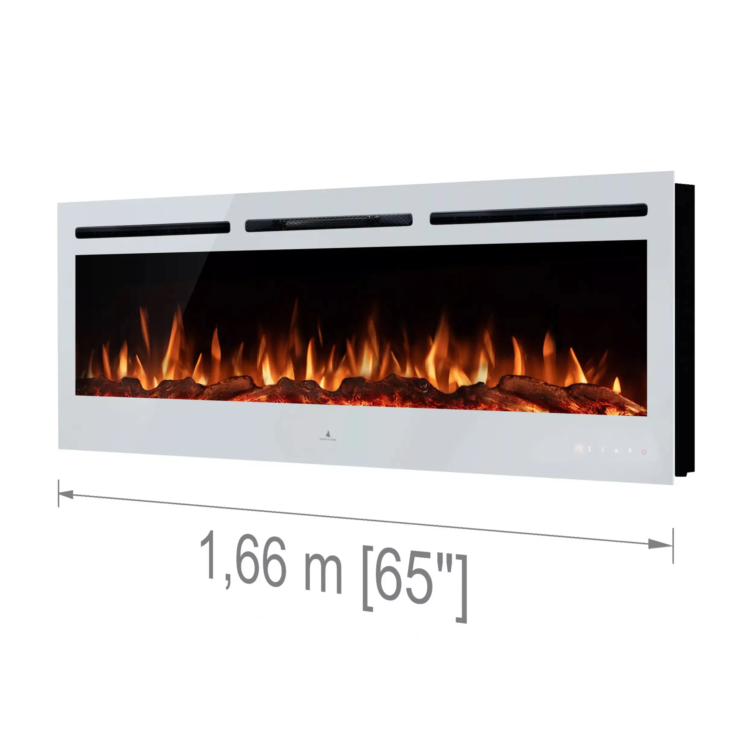 Noble Flame Paris weiß 1660 [Elektrokamin Wandeinbau/wandhängend] günstig online kaufen