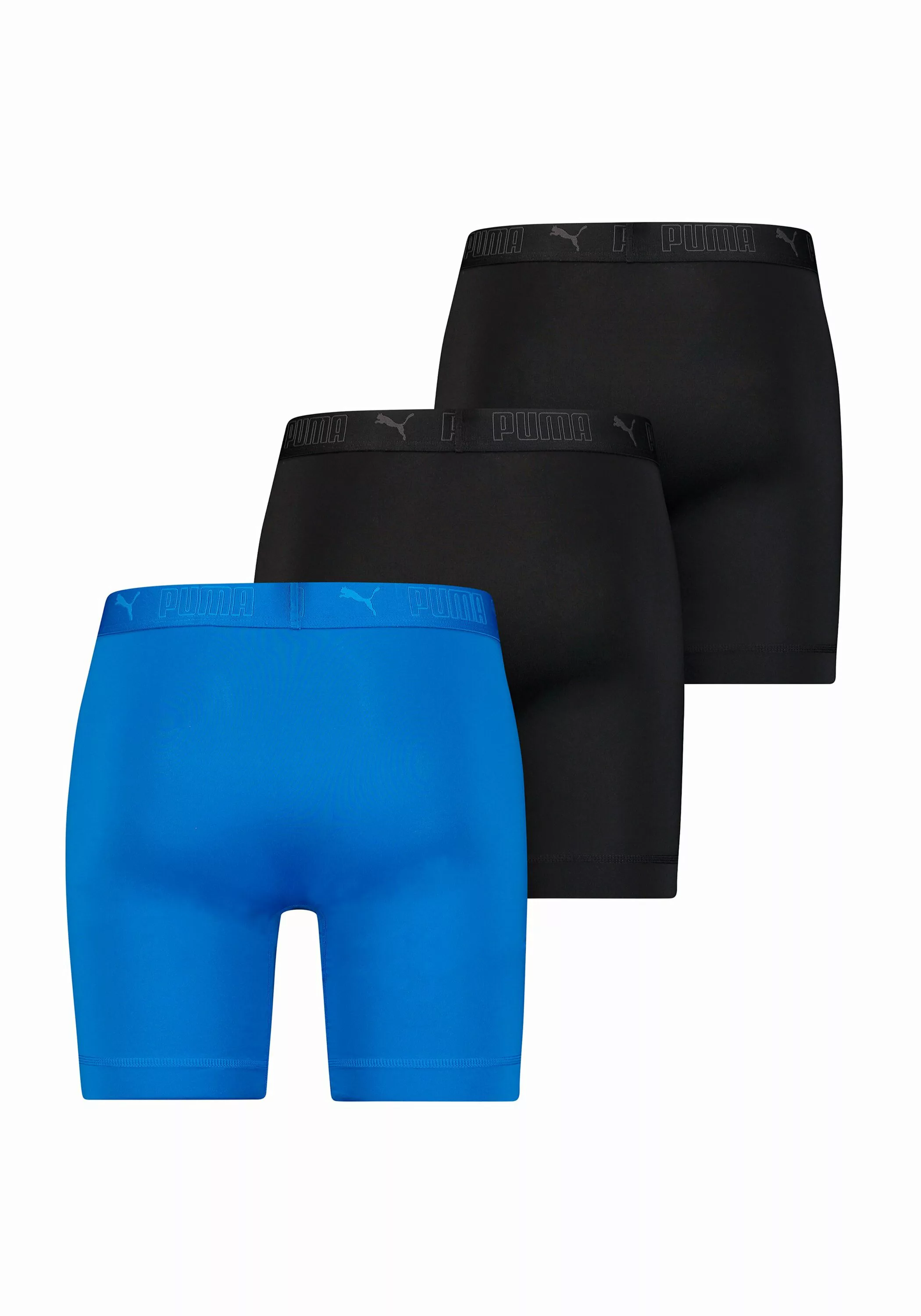 PUMA Boxershorts "Boxershort Sport Micorfiber Long Boxer 3P 4er Pack" günstig online kaufen