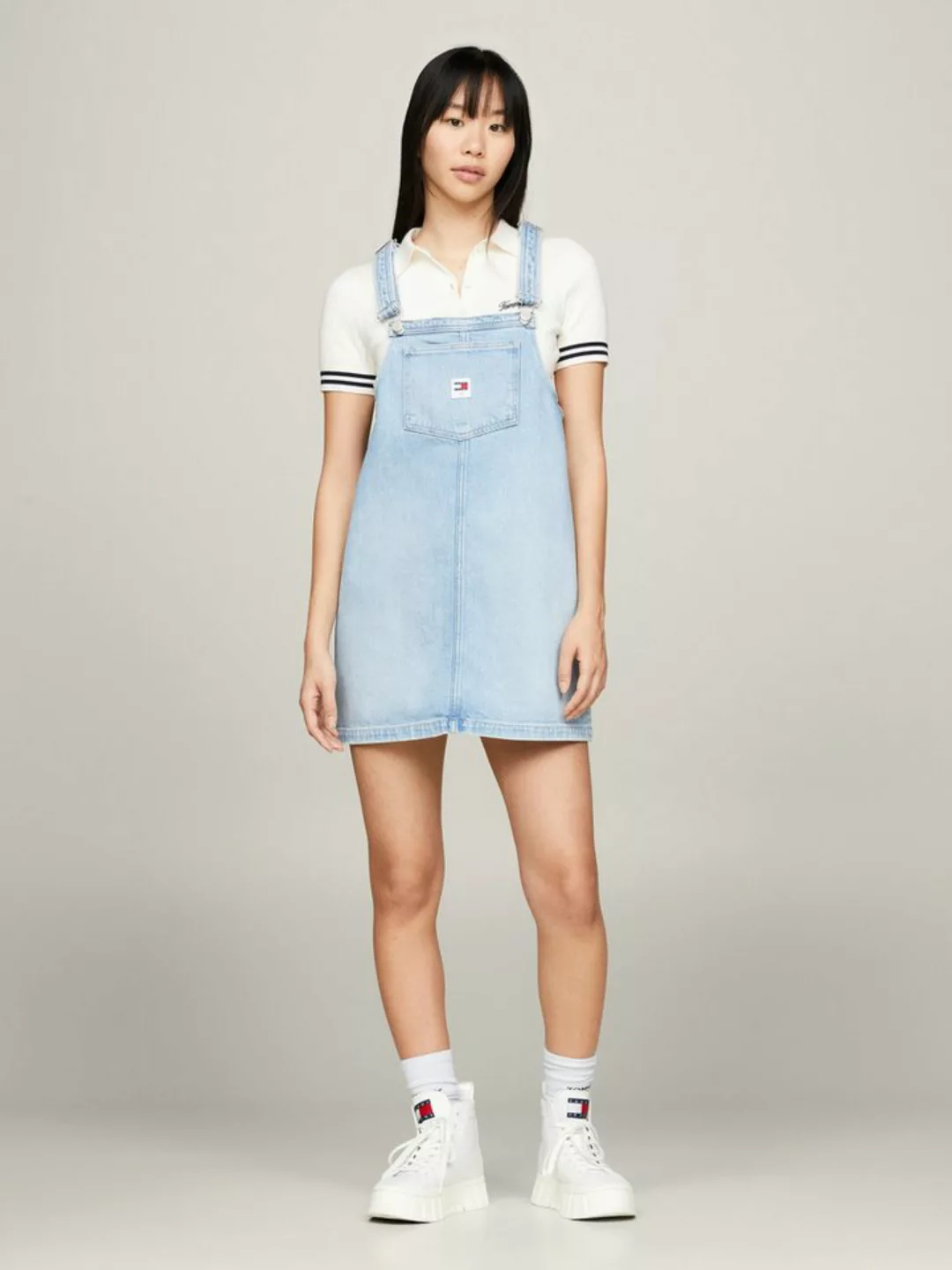 Tommy Jeans Jeanskleid PINAFORE DRESS BH6110 mit Taschen günstig online kaufen