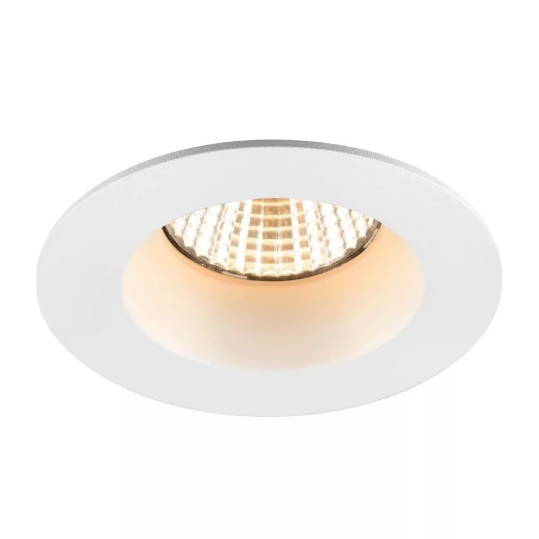 LED Deckeneinbauleuchte New Tria in Weiß 8,3W 570lm IP65 3000K günstig online kaufen