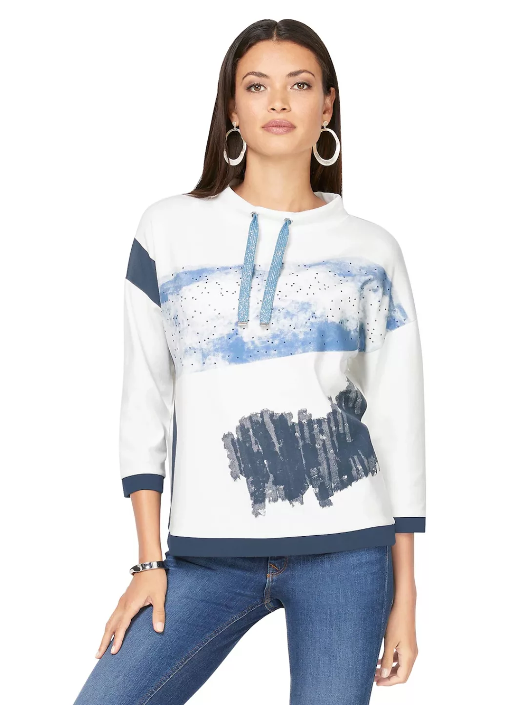 creation L Print-Shirt "Sweatshirt", (1 tlg.) günstig online kaufen