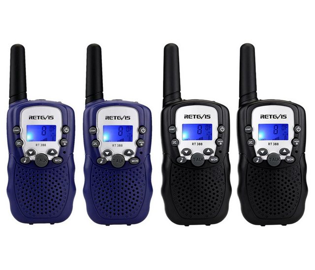 Retevis Walkie Talkie Kinder RT388 Funkgeräte PMR446,VOX,10 Ruftöne, LCD Di günstig online kaufen