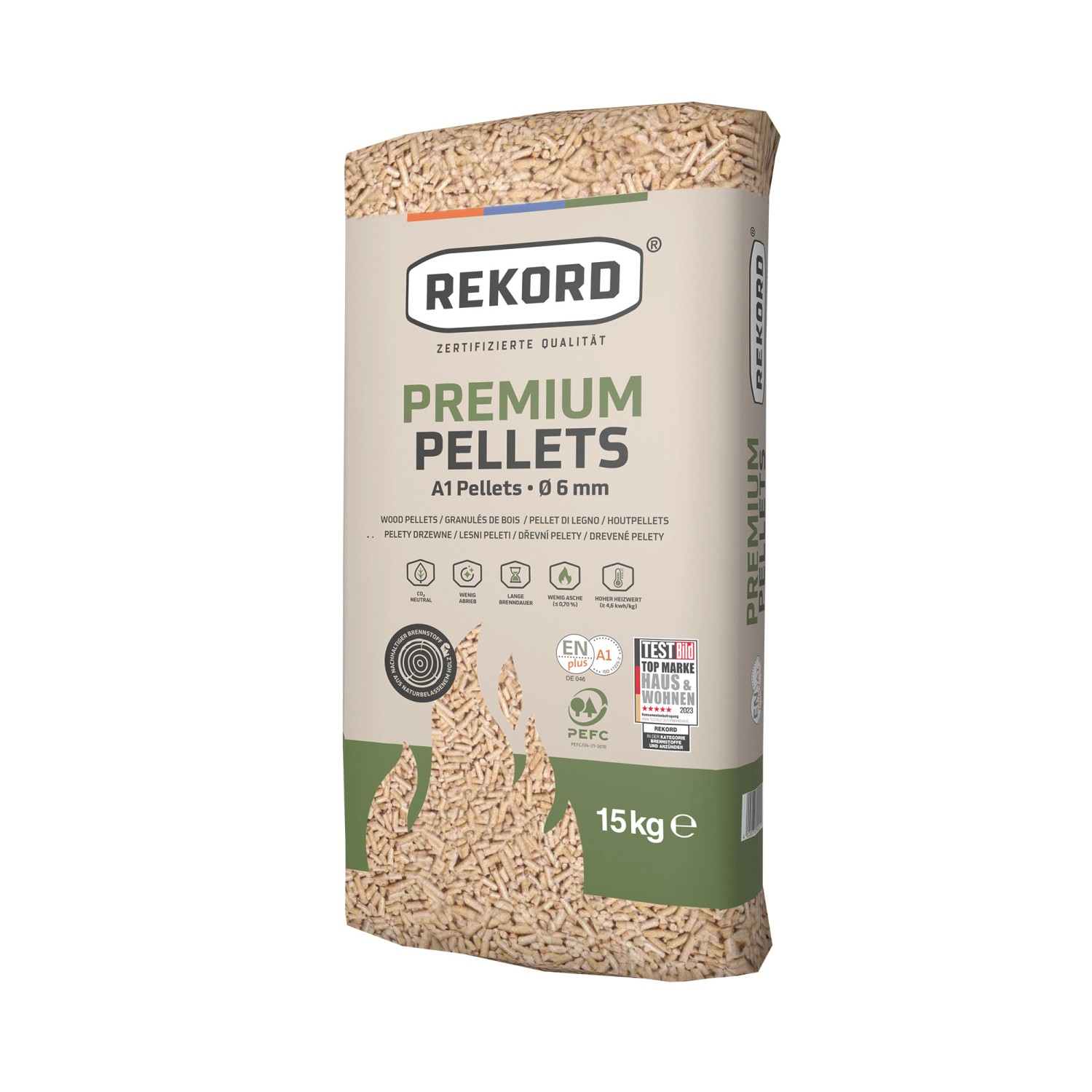 Holzpellets Ø 6 mm Sackware 15 kg günstig online kaufen