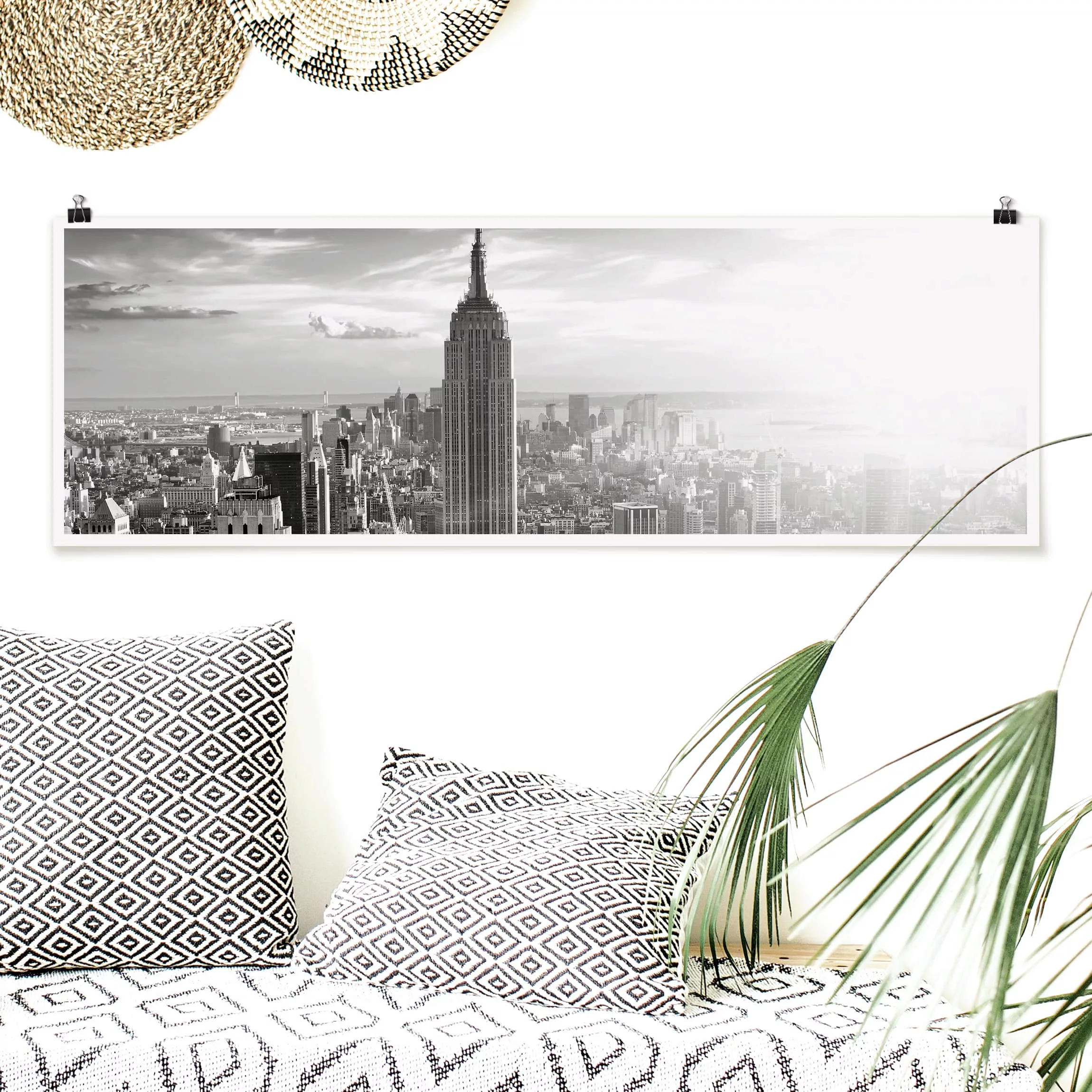 Panorama Poster Architektur & Skyline Manhattan Skyline günstig online kaufen