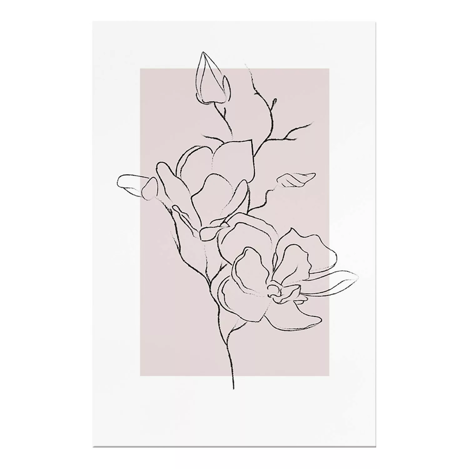 Wandbild - Creamy Magnolia (1 Part) Vertical günstig online kaufen