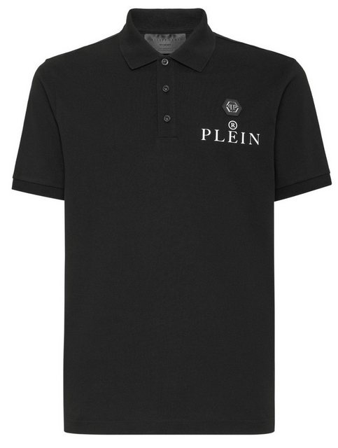 PHILIPP PLEIN Poloshirt mit Der Totenkopf-Print und das ikonische Hexagon-L günstig online kaufen