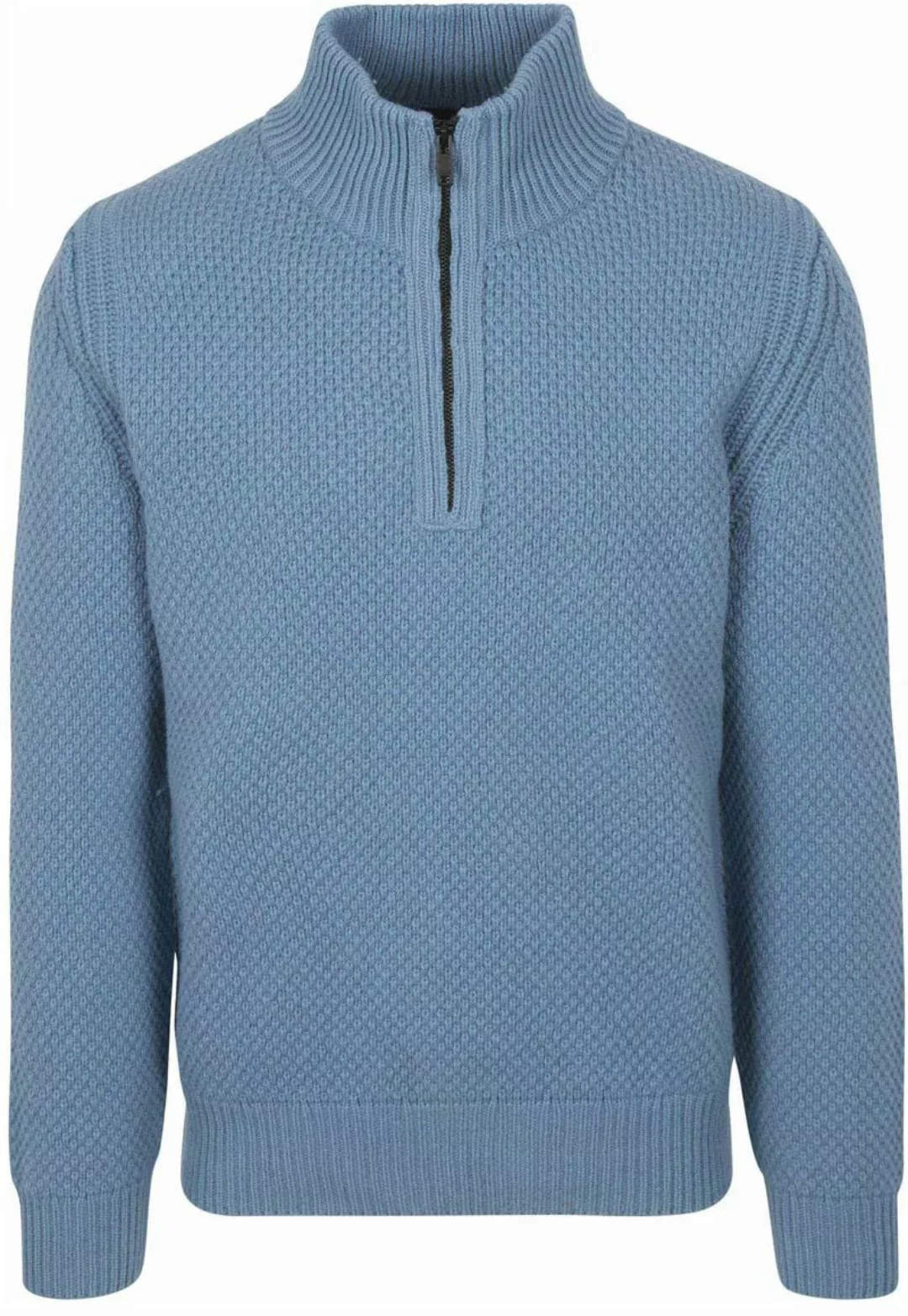 BOSS Pull Half Zip Kurano Blau - Größe XXL günstig online kaufen