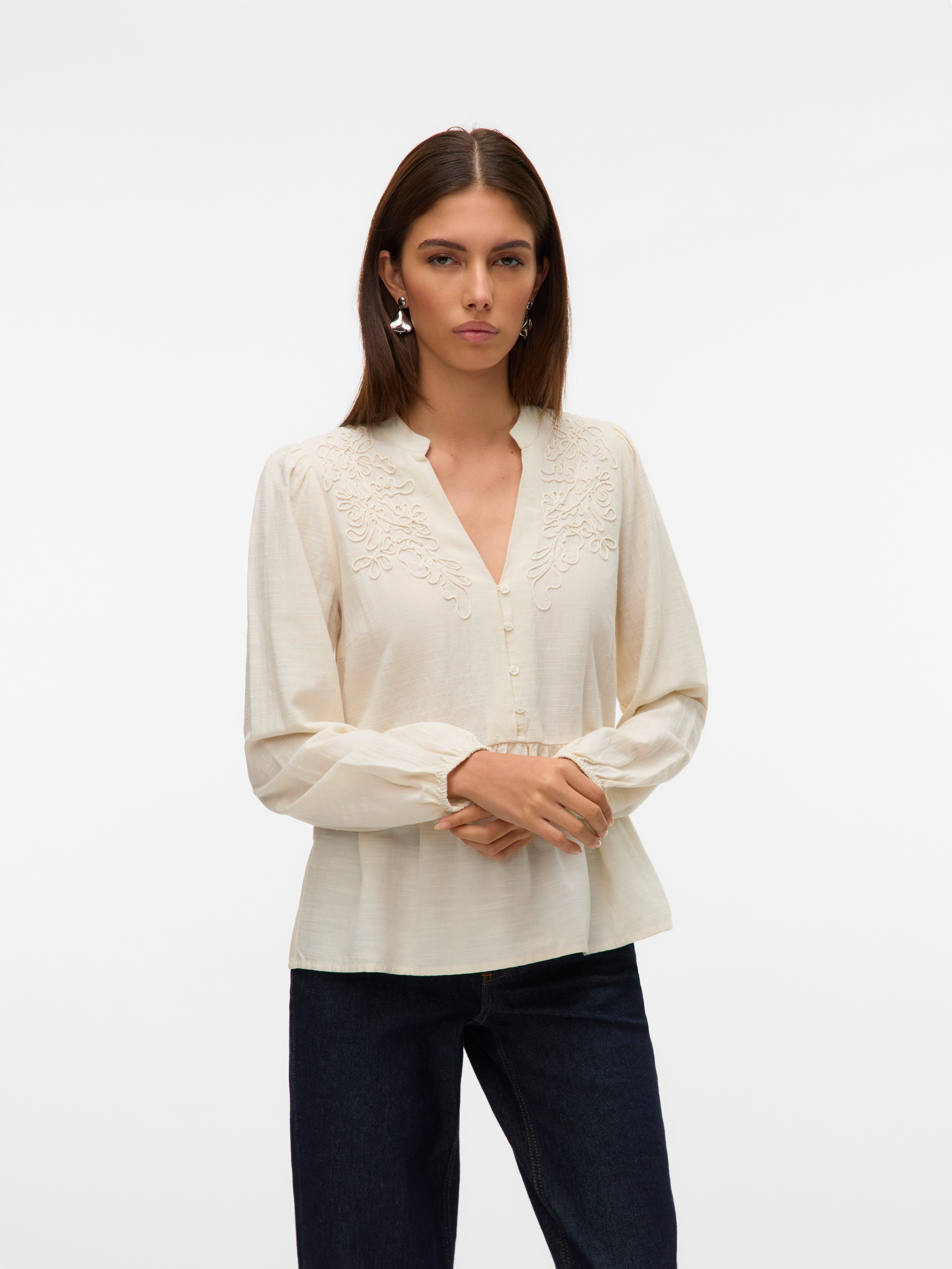 Vero Moda Blusentop VMLOUISE LS TOP günstig online kaufen