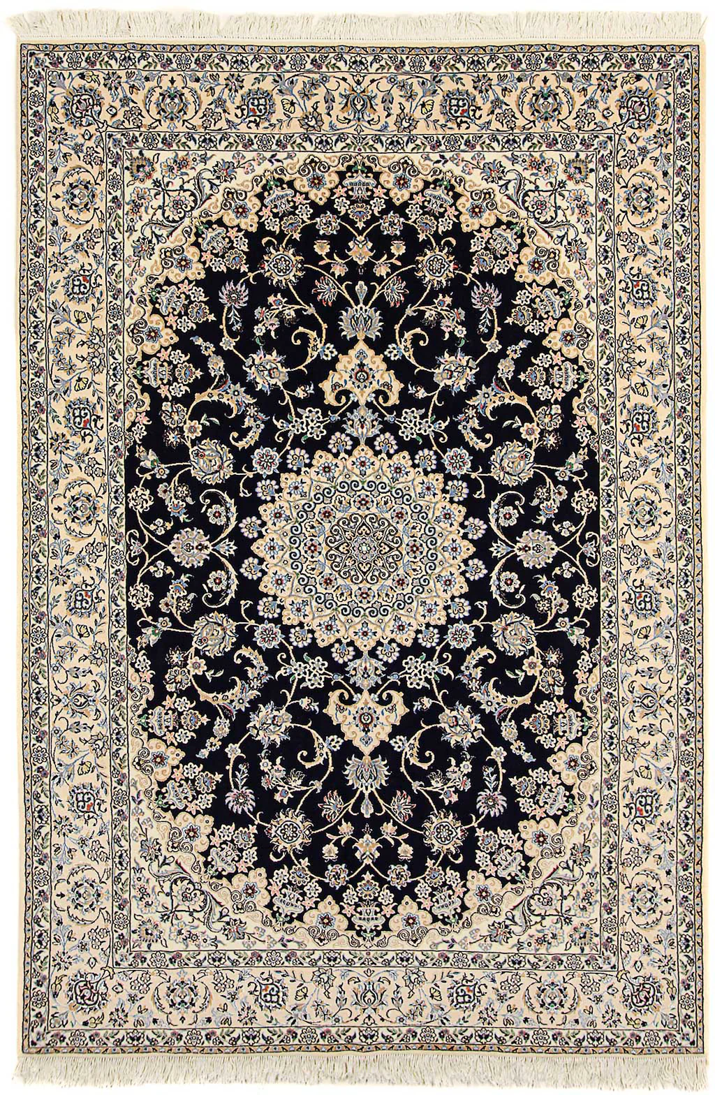 morgenland Orientteppich »Perser - Nain - Royal - 296 x 203 cm - dunkelblau günstig online kaufen