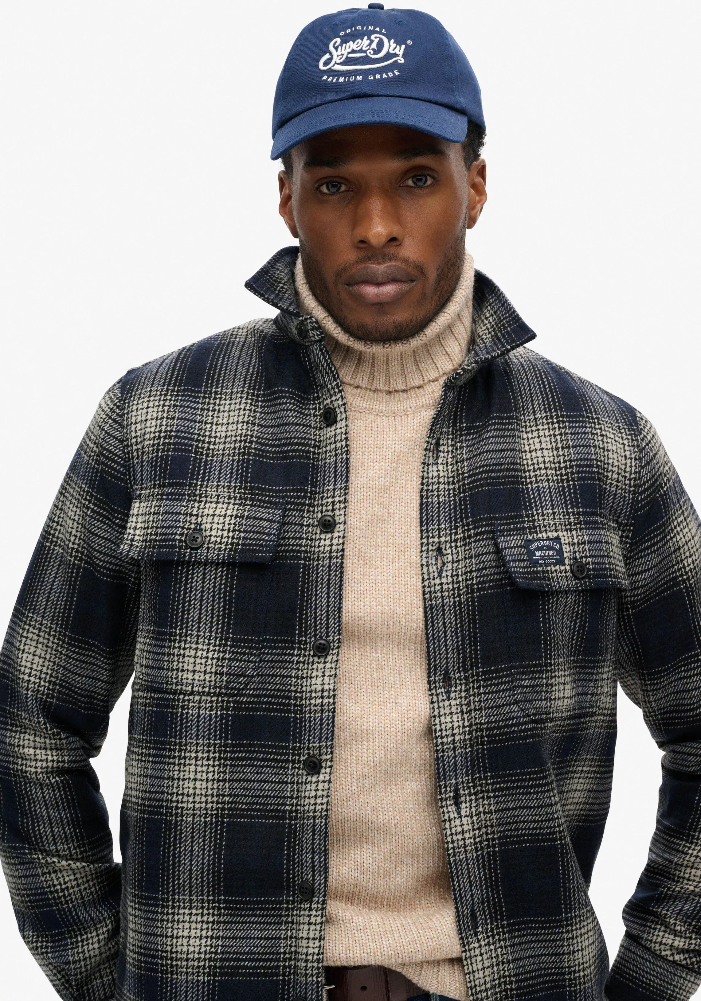 Superdry Langarmhemd Wool Miller Overshirt günstig online kaufen