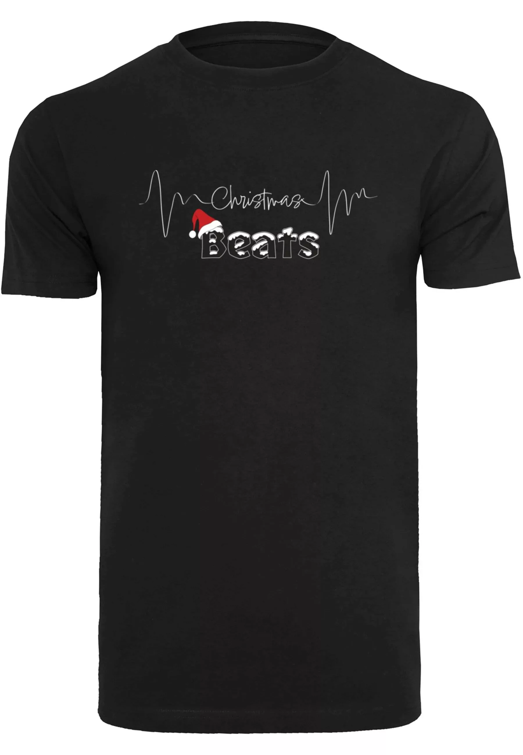 Merchcode T-Shirt "Merchcode Herren Christmas beats T-Shirt Round Neck" günstig online kaufen