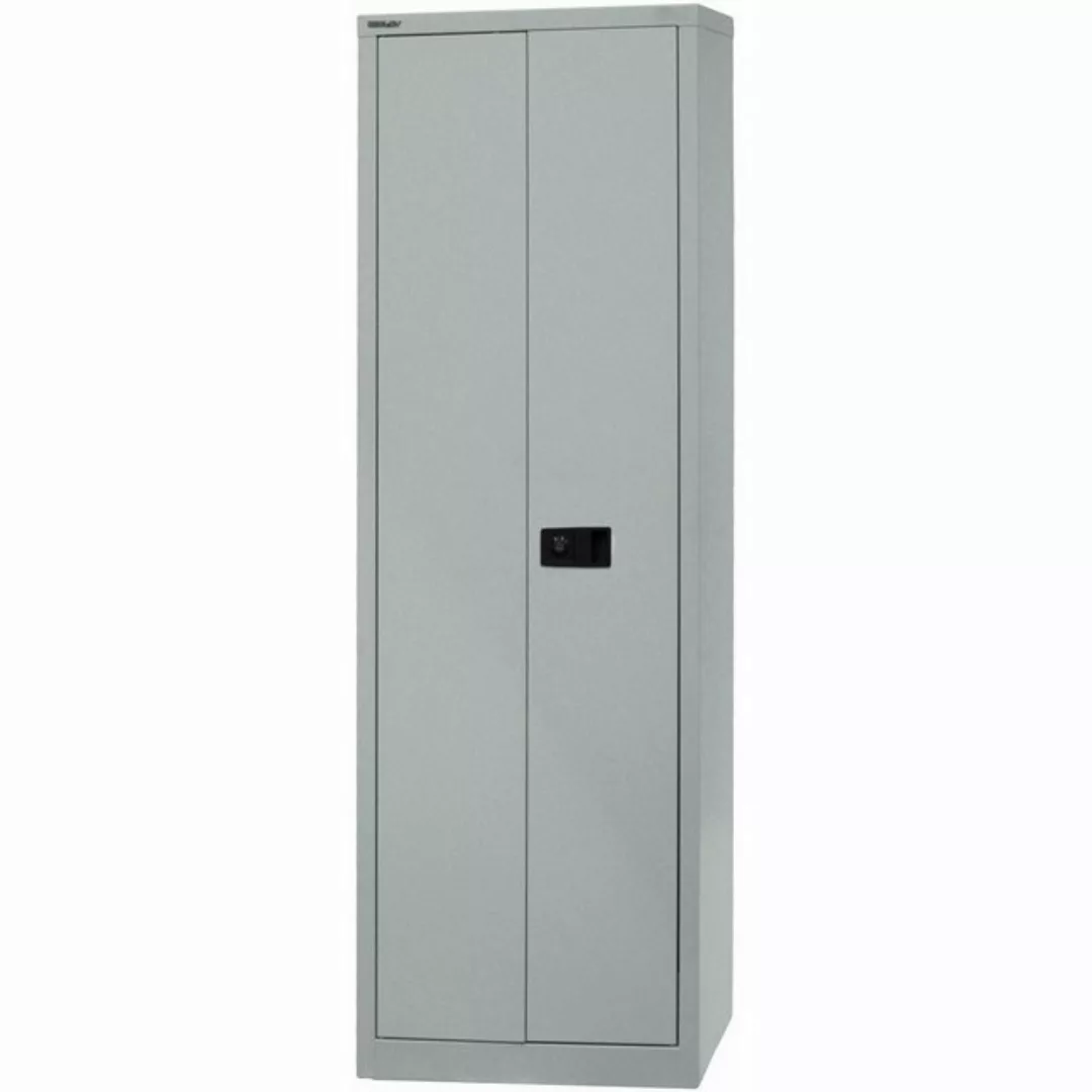 Bisley Aktenschrank Flügeltürenschrank Universal Stahl 5 OH 4 Fachböden sil günstig online kaufen