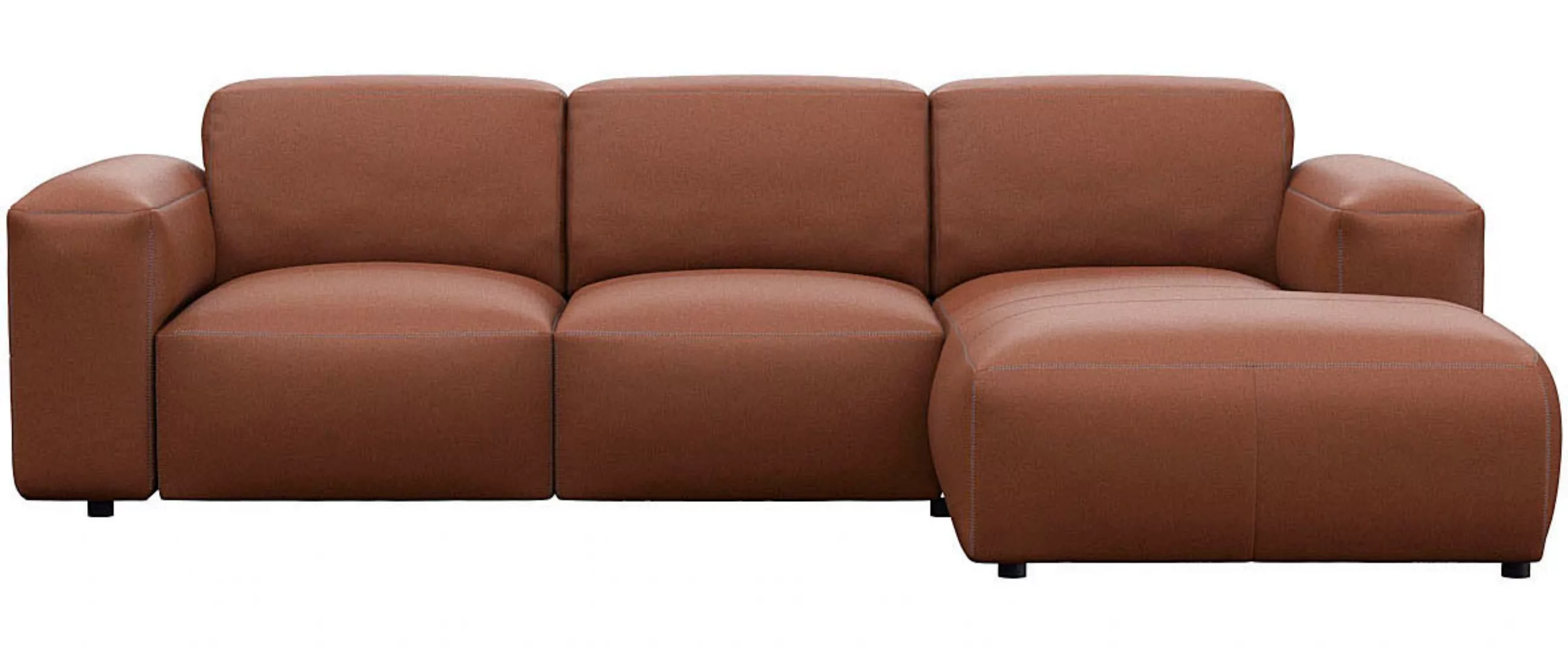 FLEXLUX Ecksofa »Lucera Chaislongue rechts oder links«, modern & anschmiegs günstig online kaufen