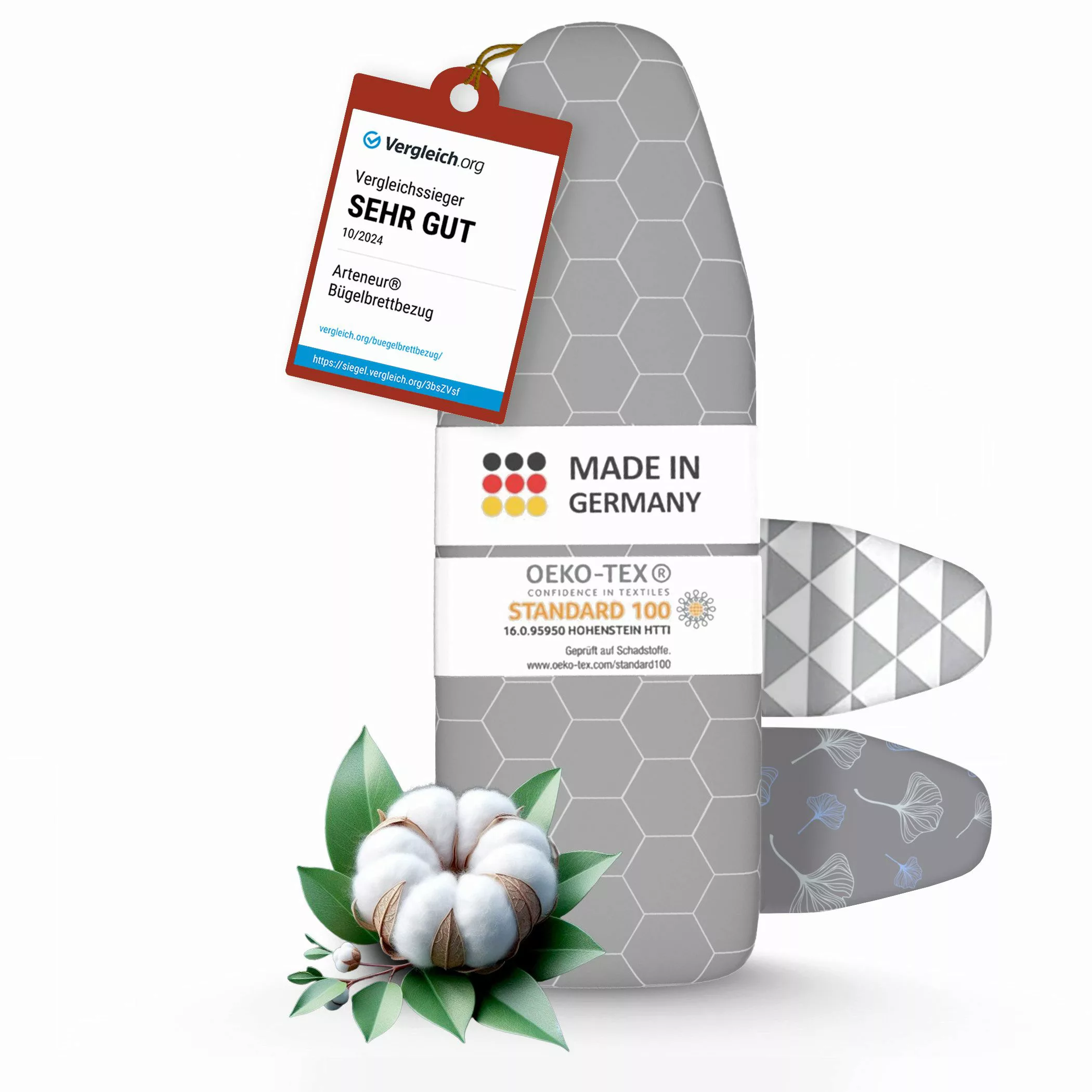 Arteneur Bügelbrettbezug, Made in Germany, OEKOTEX100, günstig online kaufen