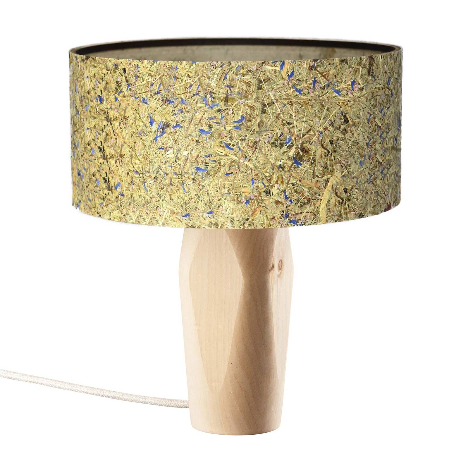 LeuchtNatur Pura LED-Tischlampe Zirbe/Kornblume günstig online kaufen