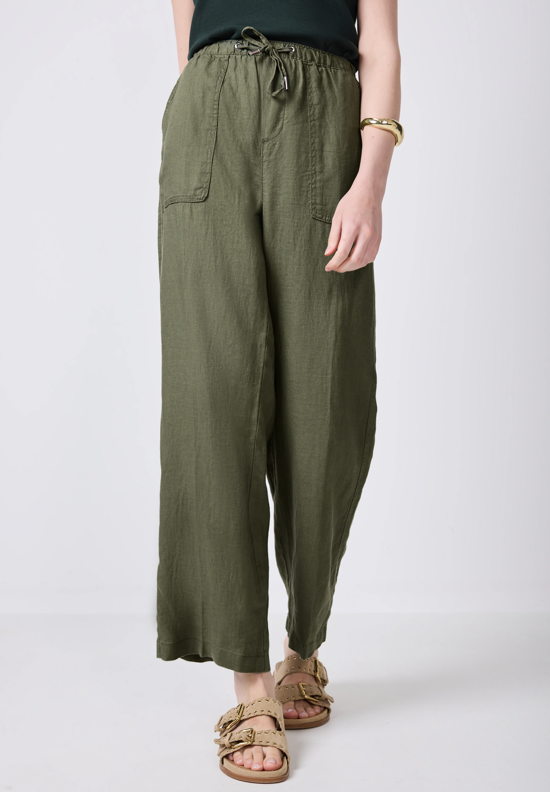 STREET ONE STUDIO Stoffhose, Elastikbund mit Tunnelzug günstig online kaufen