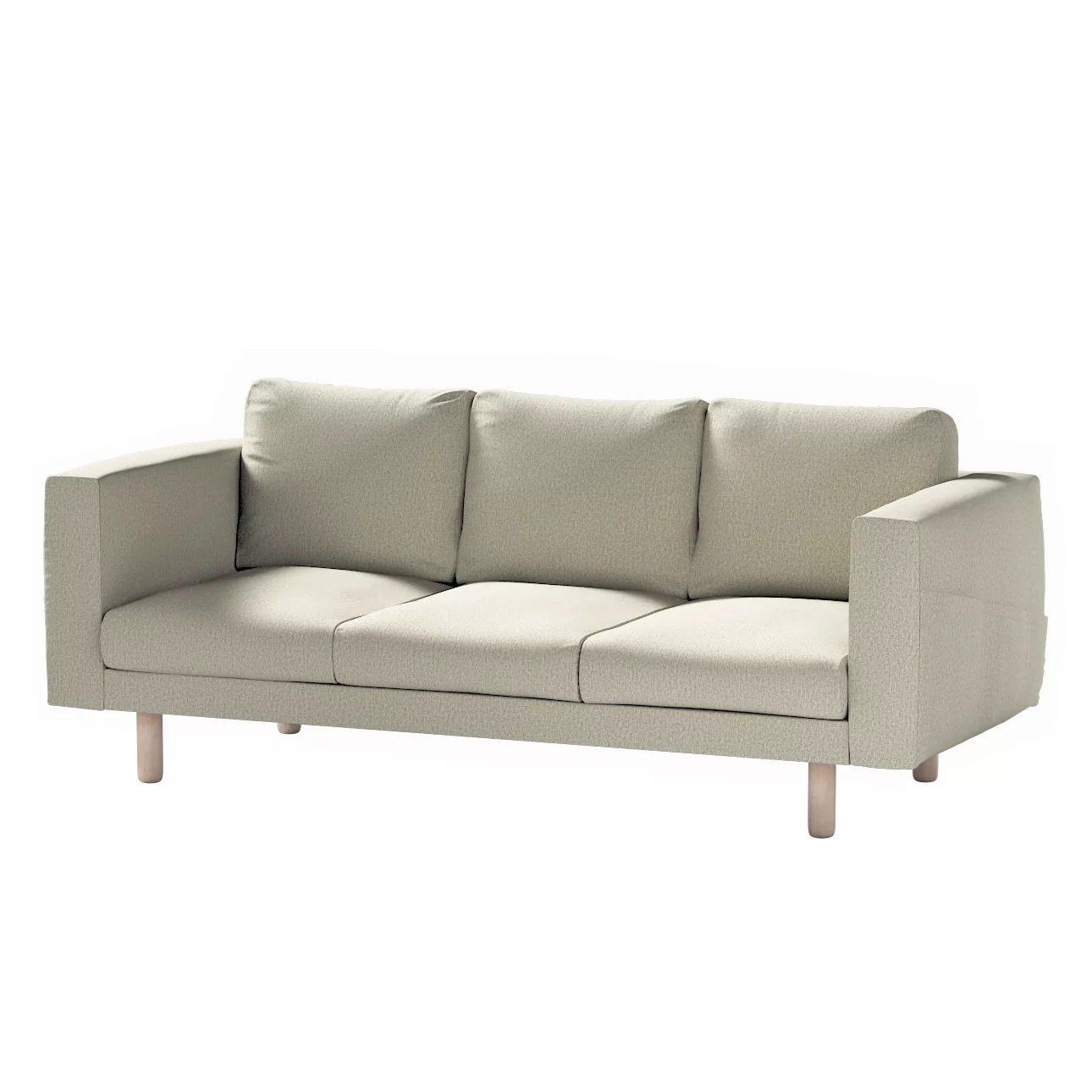 Bezug für Norsborg 3-Sitzer Sofa, beige, Norsborg 3-Sitzer Sofabezug, Madri günstig online kaufen