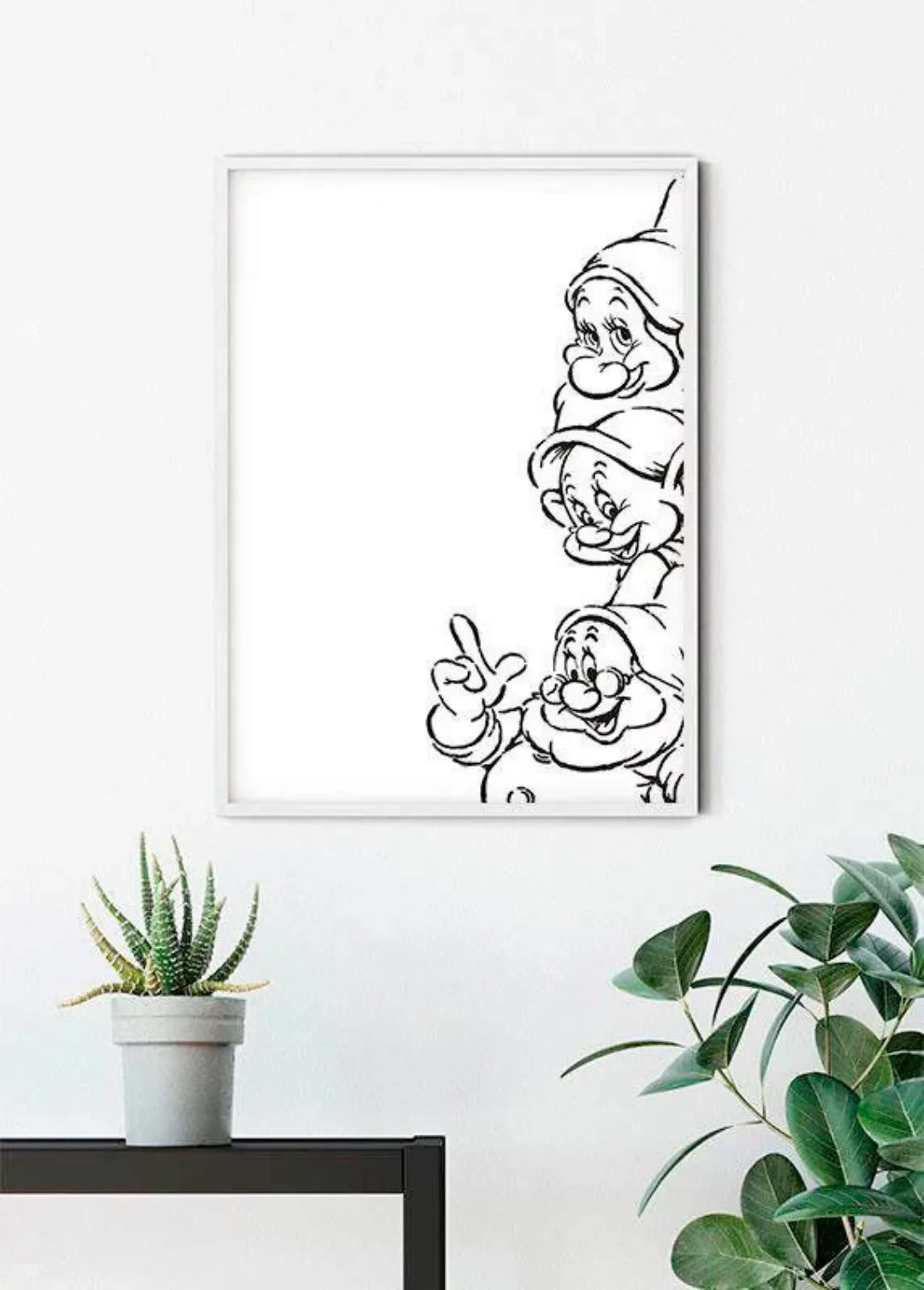 Komar Poster »Snow White Dwarves«, Disney, (1 St.), Kinderzimmer, Schlafzim günstig online kaufen