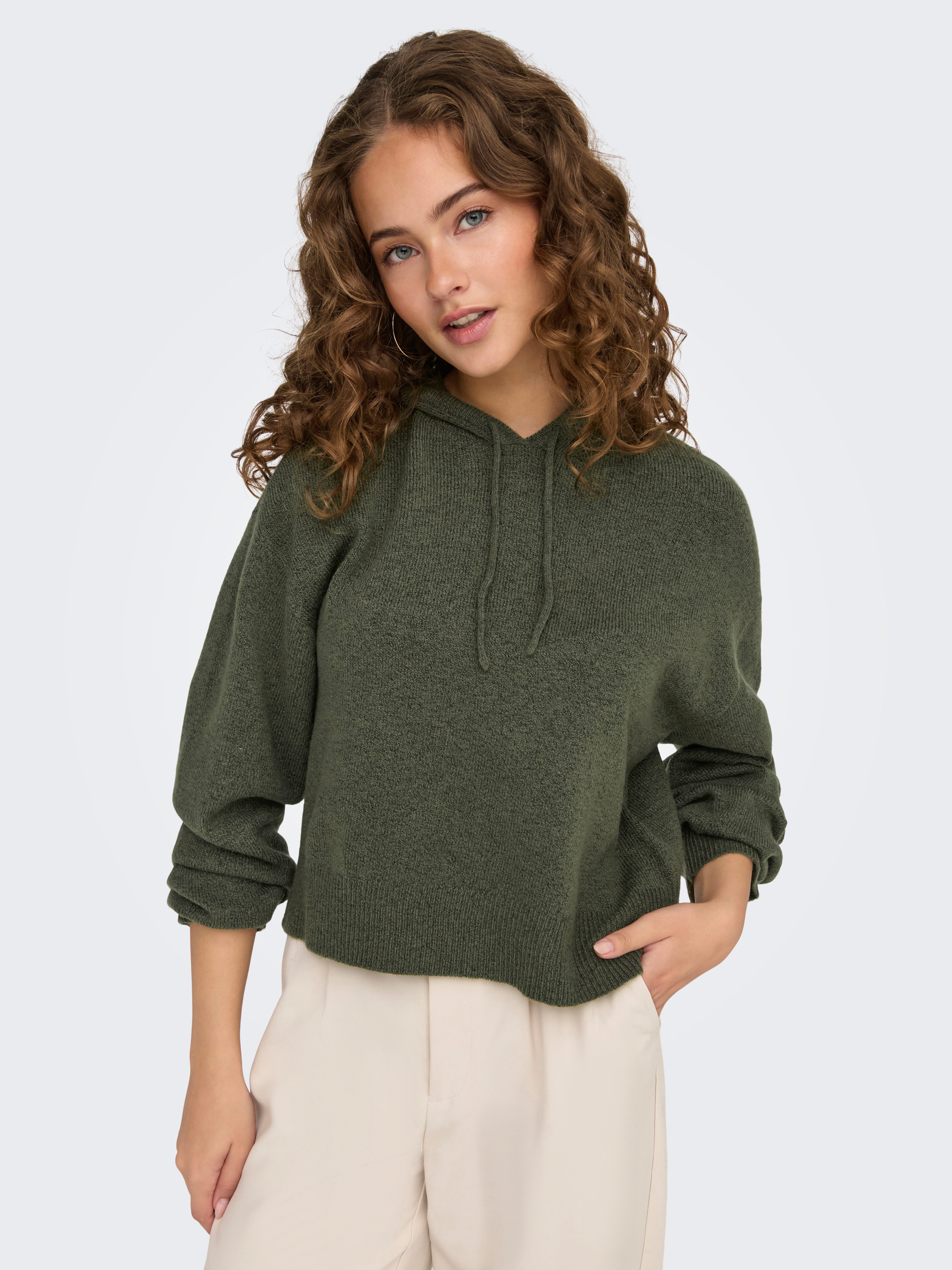 JDY Kapuzenpullover JDYRUE LIFE L/S SHORT günstig online kaufen