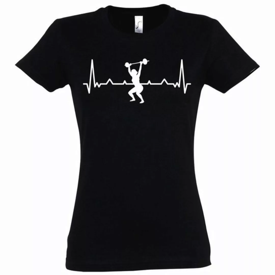Youth Designz T-Shirt Heartbeat Fitness Damen Shirt mit trendigem Frontprin günstig online kaufen