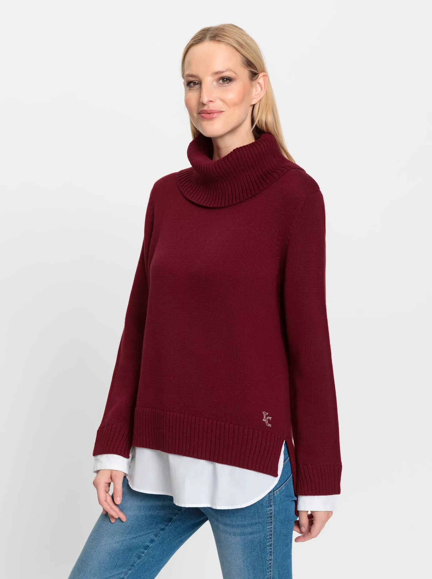 heine Strickpullover "2-in-1-Pullover" günstig online kaufen