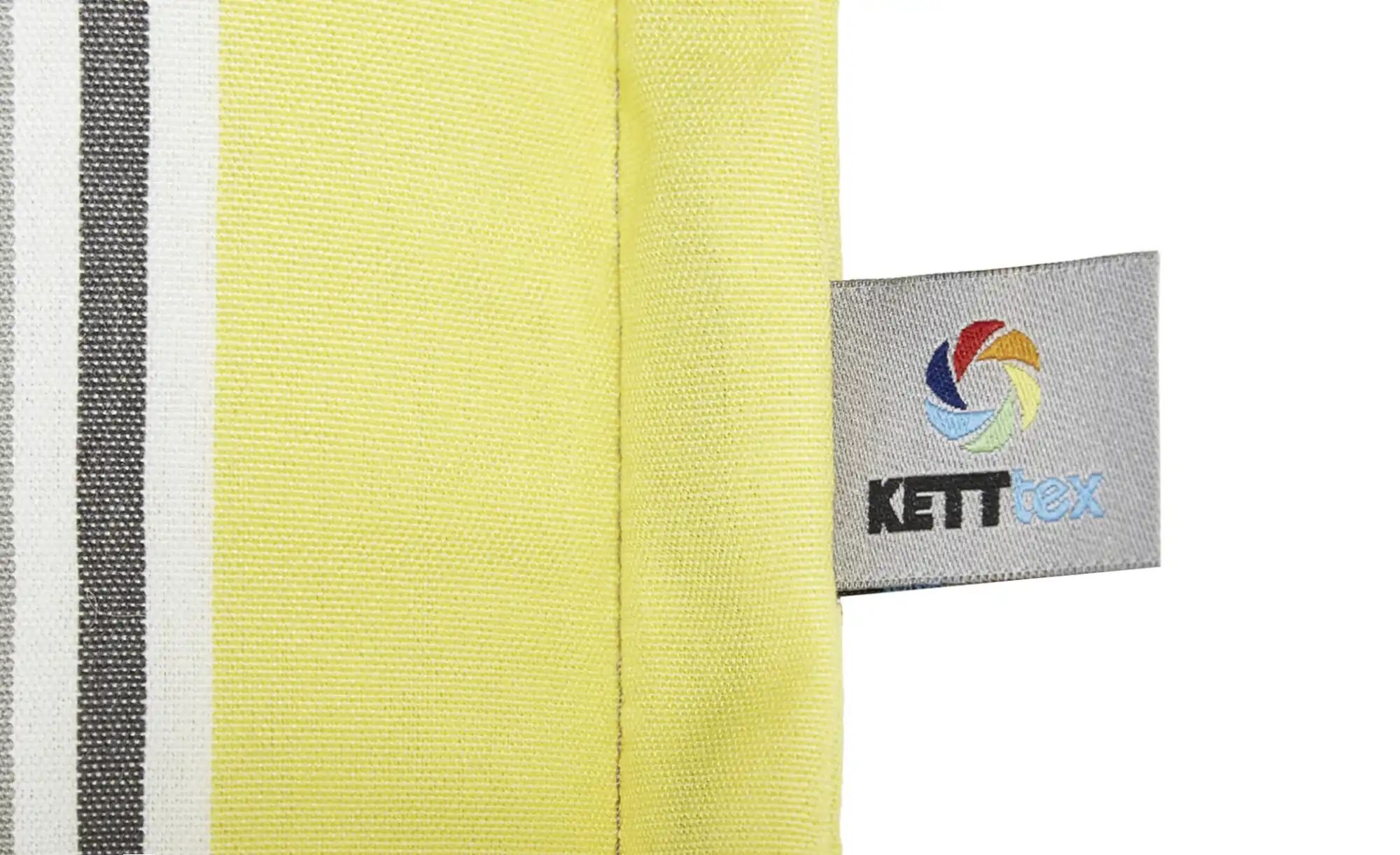 KETTtex Auflage  Stripes Alutex ¦ gelb ¦ Maße (cm): B: 50 H: 4 Garten > Auf günstig online kaufen