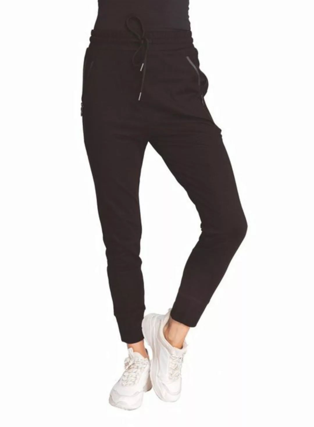 Zhrill Chinos Jogger Pants FABIA Black (0-tlg) angenehmer Tragekomfort günstig online kaufen