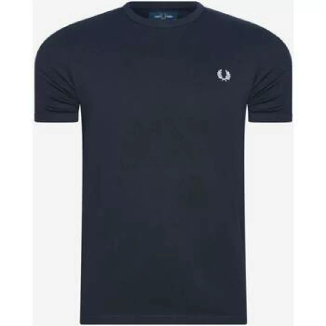 Fred Perry  T-Shirts & Poloshirts Ringer-T-Shirt - marineblau günstig online kaufen