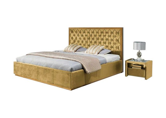 JVmoebel Bett, Bett Textil Schlafzimmer Design Möbel Modern Bettgestell 140 günstig online kaufen