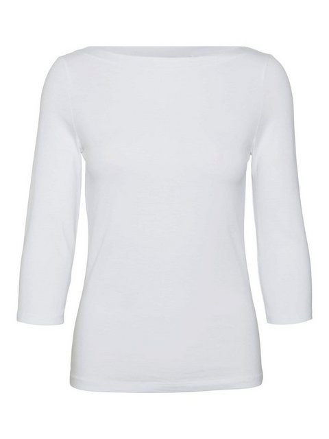 Vero Moda T-Shirt U-Boot-Ausschnitt Oberteil VMPANDA VMPANDA MODAL 3/4 TOP günstig online kaufen