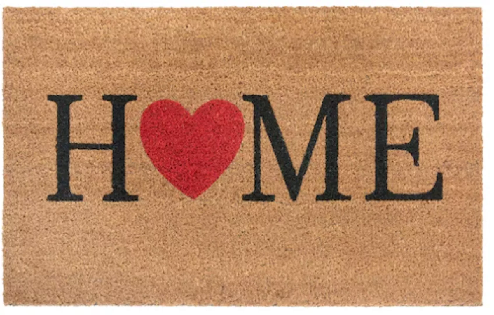HANSE Home Fußmatte »Kokos Heart In Home«, rechteckig günstig online kaufen