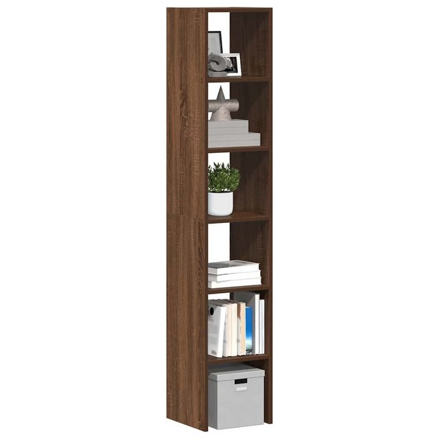 vidaXL Aktenschrank Bücherregale 2 Stk Stapelbar Braun Eichen-Optik 30x30x8 günstig online kaufen