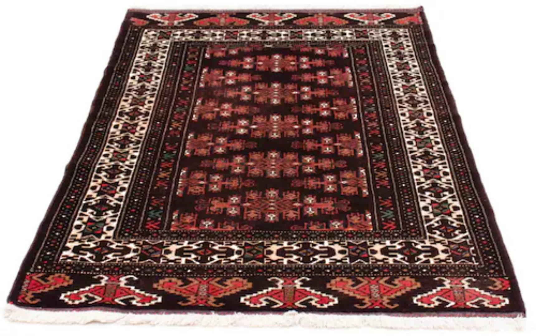 morgenland Orientteppich »Belutsch - 143 x 103 cm - braun«, rechteckig günstig online kaufen