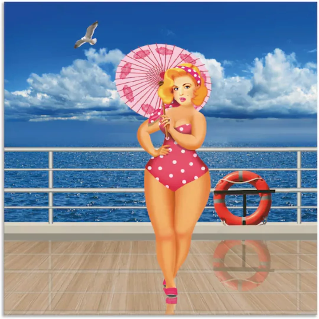 Artland Wandbild "Pin-Up Girl", Bilder von Frauen, (1 St.), als Alubild, Ou günstig online kaufen