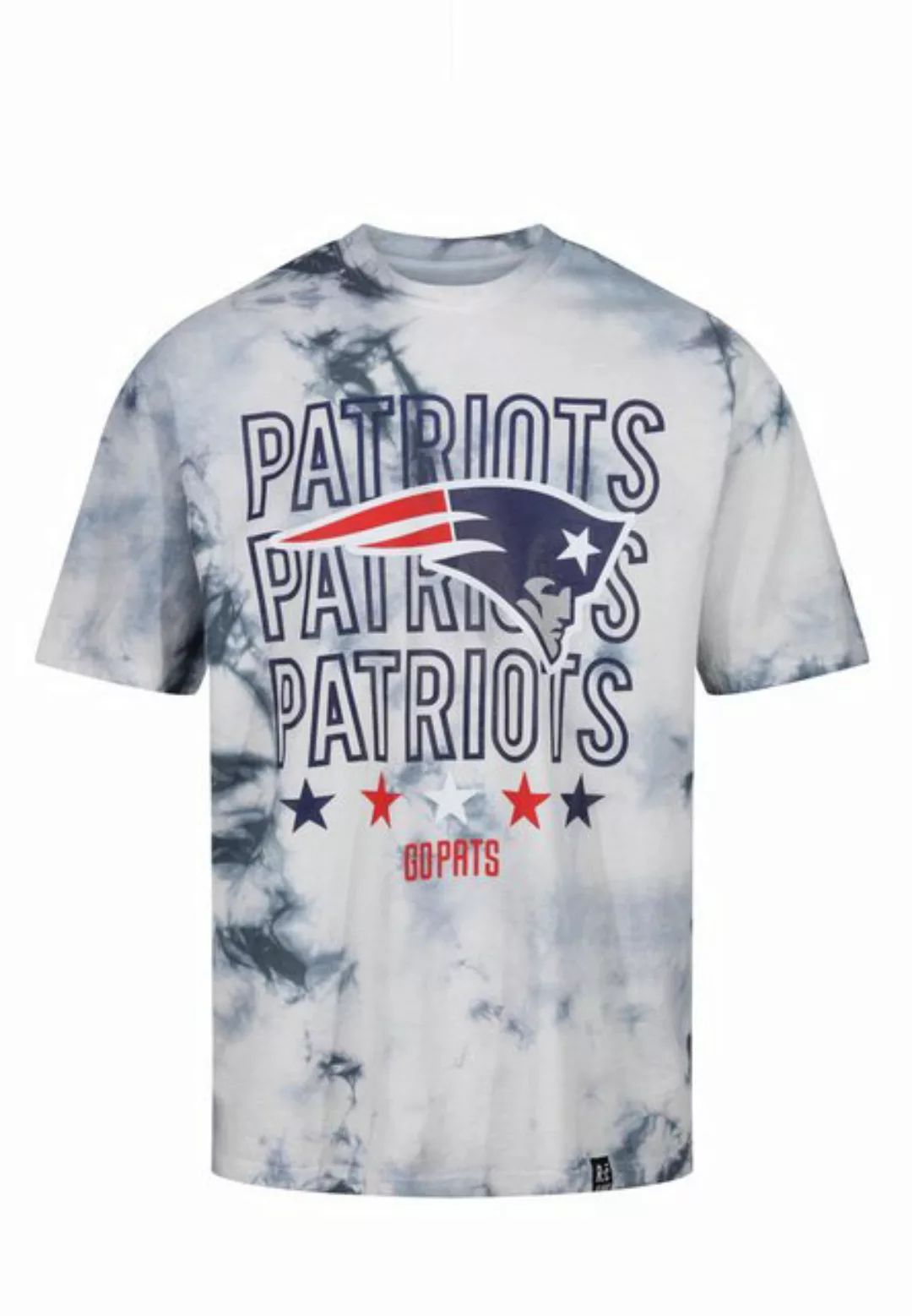 Recovered Print-Shirt New England Patriots - NFL - Tie-Dye Relaxed T-Shirt, günstig online kaufen