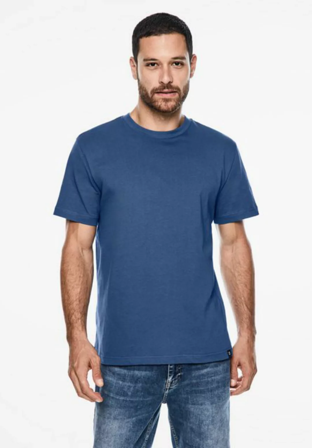 STREET ONE MEN T-Shirt, Rundhalsausschnitt günstig online kaufen