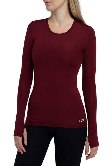 TCA Langarmshirt TCA Damen Stamina Langarm Laufshirt - Cabernet, XL (1-tlg) günstig online kaufen