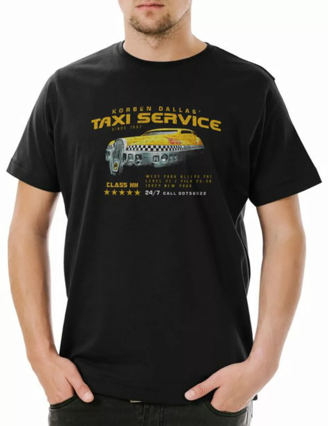 Urban Backwoods Print-Shirt Korben Dallas Taxi Service Herren T-Shirt Das f günstig online kaufen