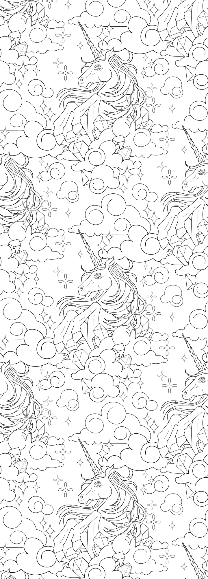 queence Wandsticker "Einhörner in den Wolken", (1 St.), DIY-Wandsticker zum günstig online kaufen