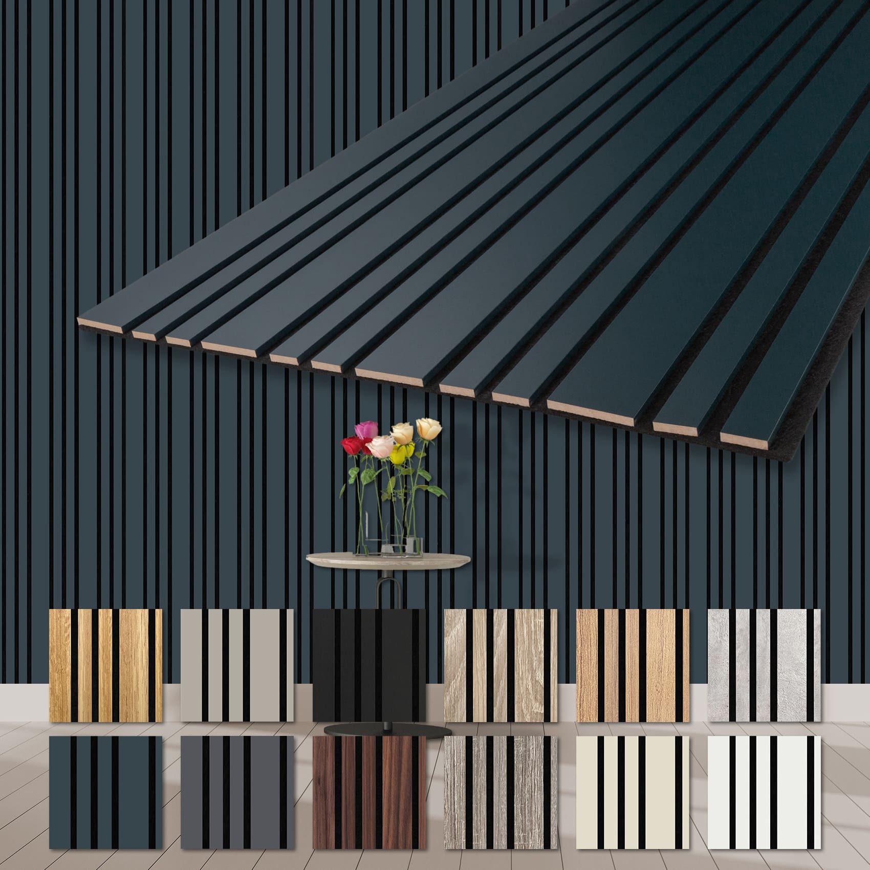 Hexim Wandpaneel, (Akustikpaneele Holz 278x60cm Mila günstig online kaufen