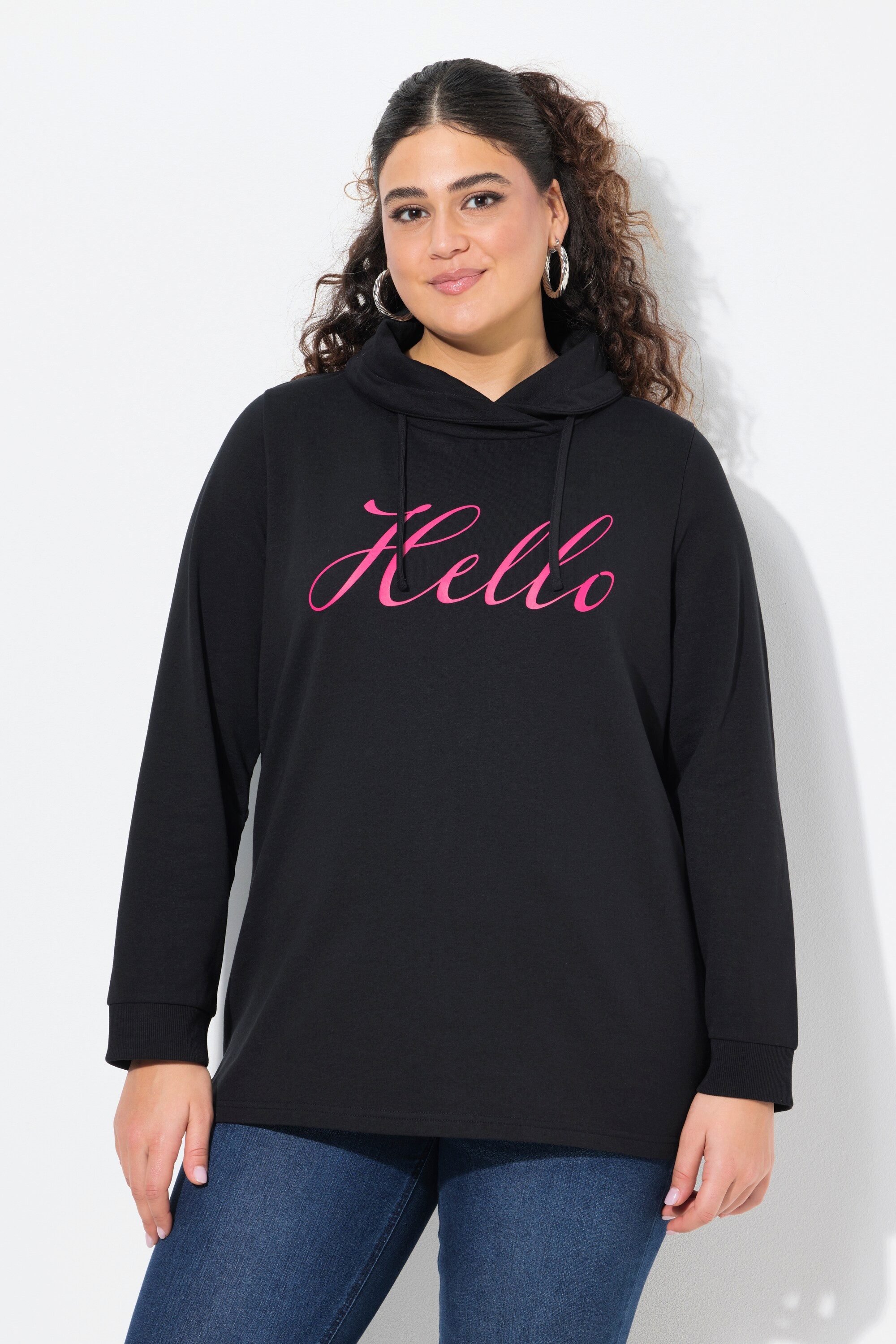 Ulla Popken Sweatshirt Sweatshirt Classic Fit günstig online kaufen